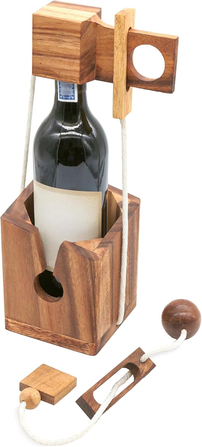 The Original Wine bottle puzzle box